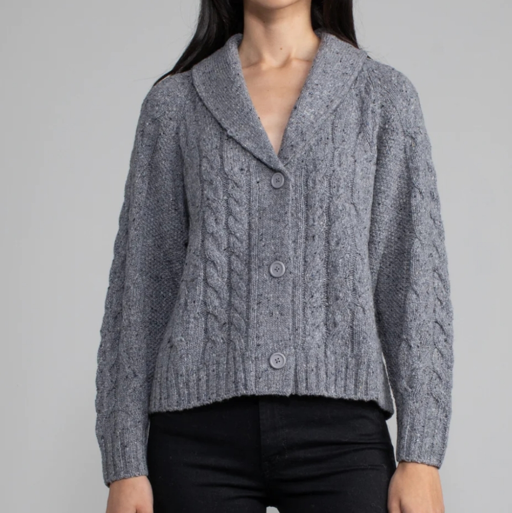 NWT Margaret O'Leary Shrunken Grandpa Cardi Size Medium
